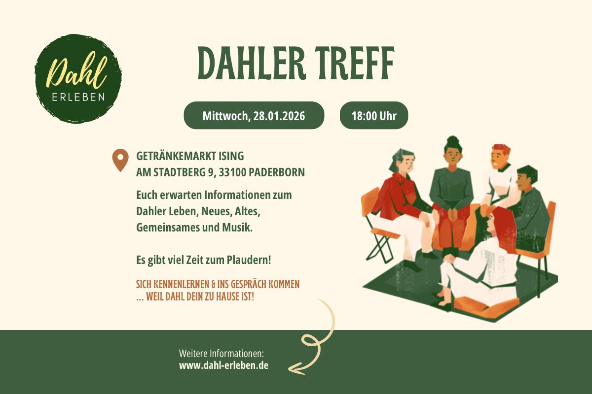 Einladung zum nächsten Dahler Treff
